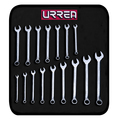 Urrea FULL POLISHED 12/6-PT COMBINATION WRENCHE set 16 pc 1200FC